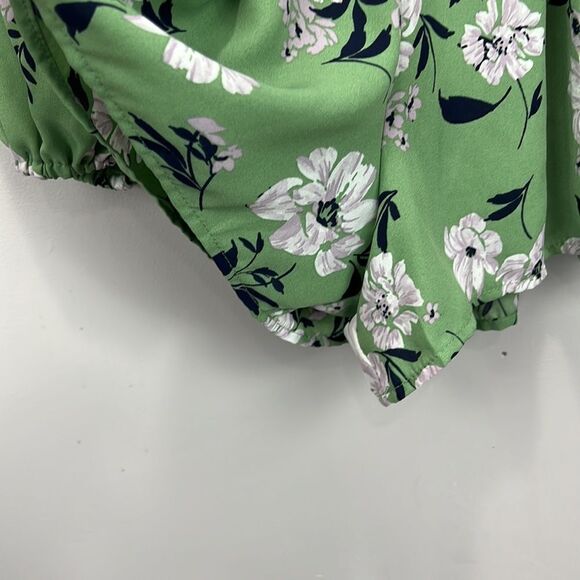 Miami Green Floral Romper - Picture 4 of 9